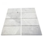 White Carrara 3 x 6 Polished