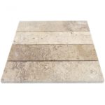 Stone Brushed 2 x 8 Wild Travertine