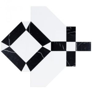 Mj Immaculata - Crystallized Porcelain Tile & Black Jade