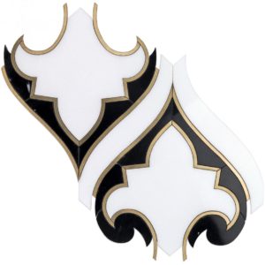 Shangri-La – White Thassos, Black Marble & Brass