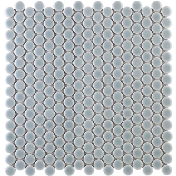 Simple Rimmed Penny Rounds Mist Gray