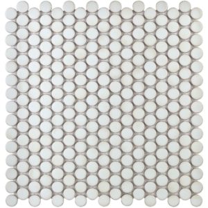 Simple Penny Rounds Solid Polished White