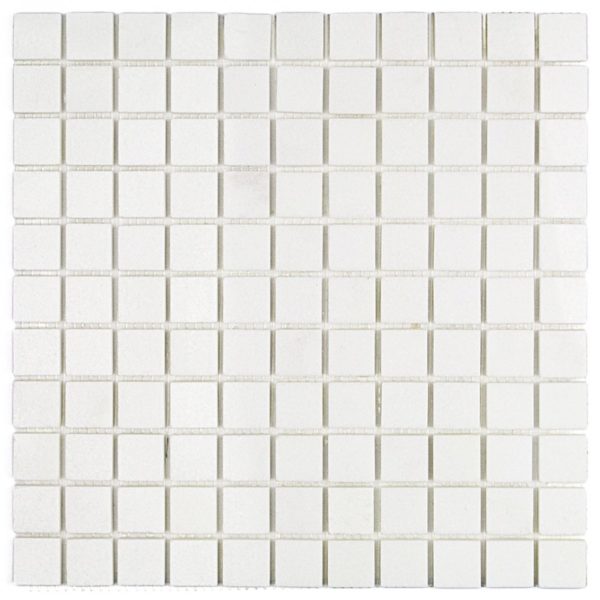 White Thassos 1 x 1 Squares