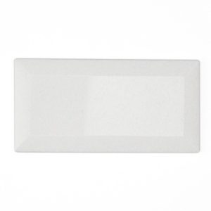White Thassos Beveled Edge 3 x 6 Polished