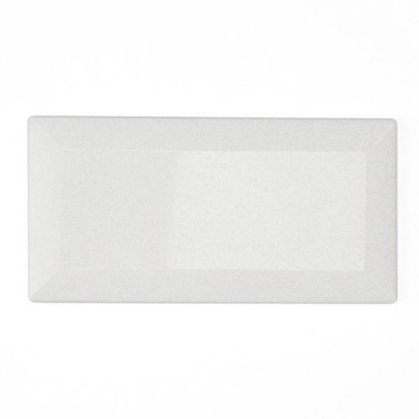 White Thassos Beveled Edge 3 x 6 Polished