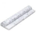 Stone Brushed Chair Rail 2 x 8 White Carrara