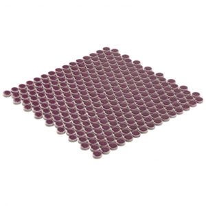 Simple Rimmed Penny Rounds Plum