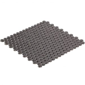 Simple Rimmed Penny Rounds Charcoal