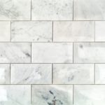 Beveled White Carrara 3 x 6 Polished