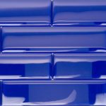 Crystal Cobalt Blue 2 x 8 Polished