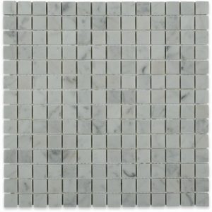 White Carrara 3 / 4 x 3 / 4 Squares