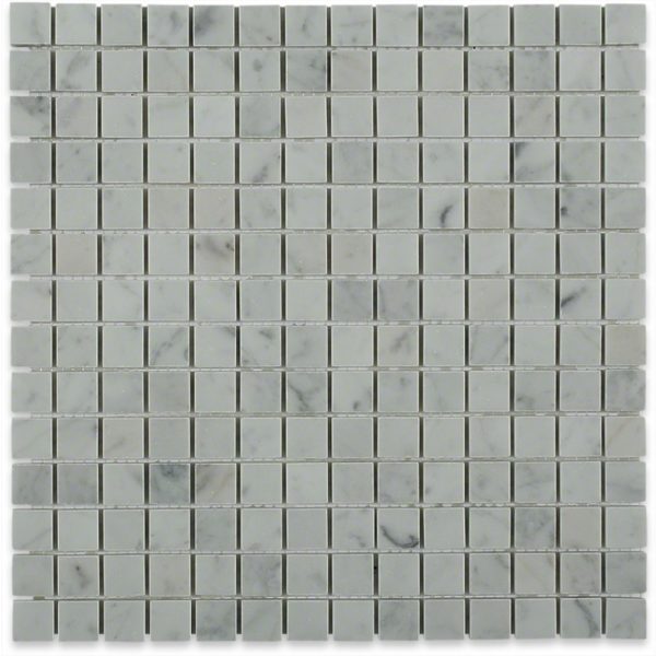 White Carrara 3 / 4 x 3 / 4 Squares