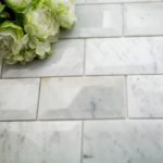 Beveled White Carrara 3 x 6 Polished
