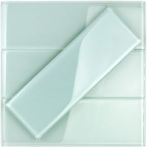 Crystal Seafoam Green 4 x 12 Polished