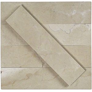 Stone Brushed 2 x 8 Crema Marfil