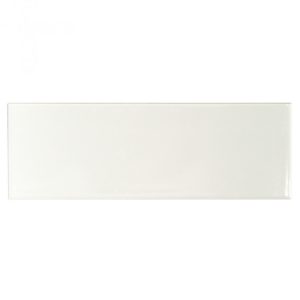 Everyday 4 x 12 White Ceramic Tile