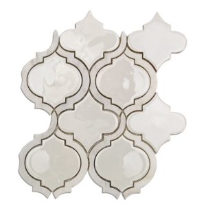 Baroque Lantern Blanco With Asian Statuary Lines
