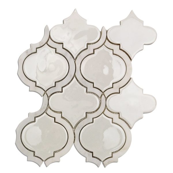 Baroque Lantern Blanco With Asian Statuary Lines