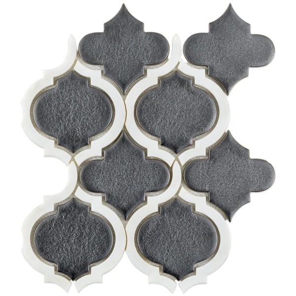 Baroque Lantern Gun Metal With Asian Statuary Lines