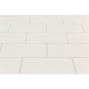 Everyday 3 x 6 White Ceramic Tile