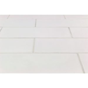 Everyday 4 x 12 White Ceramic Tile