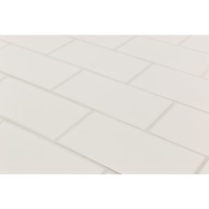 Everyday 3 x 6 White Ceramic Tile