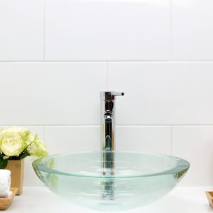 Everyday 8 x 16 White Ceramic Tile
