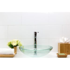 Everyday 8 x 16 White Ceramic Tile