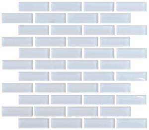White 1" x 3"