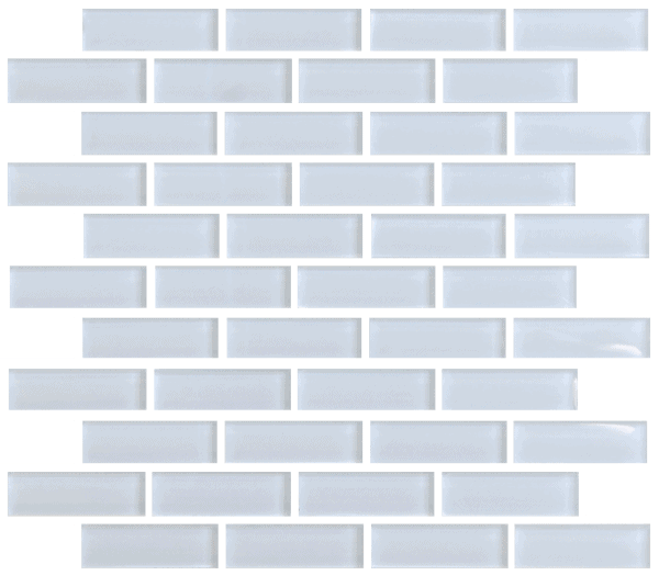 White 1″ x 3″