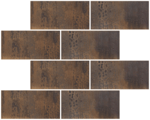 Antique Copper Tile 3" x 6" Subway