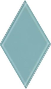 4.5" Diamond Glass Sky Blue