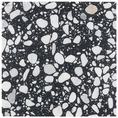 Italy Terrazzo Sacra Nero 24 x 24 Honed
