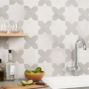 Malta Star White 6 Matte and Cross Dove Gray 6 Matte