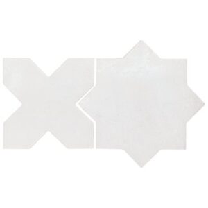 Malta Star White 6 Matte and Cross White 6 Matte
