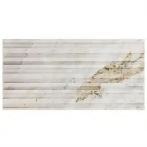 Carver Barcode Alaska White 12 x 24 Dimensional Polished