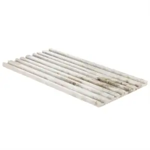 Carver Barcode Alaska White 12 x 24 Dimensional Polished