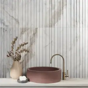 Carver Barcode Alaska White 12 x 24 Dimensional Polished