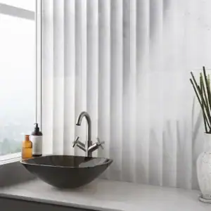 Carver Fluted Alaska 12 x 24 Dimensional Honed