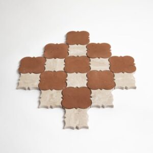 Diana Royal, Rustic Terracotta Honed Reale Marble Mosaic