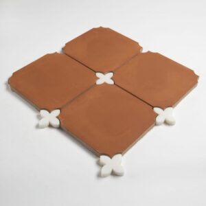 Calacatta Bella, Cotto Rio Honed Loto Marble Mosaic