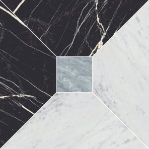 Nero/Bianco/Blue Mosaic