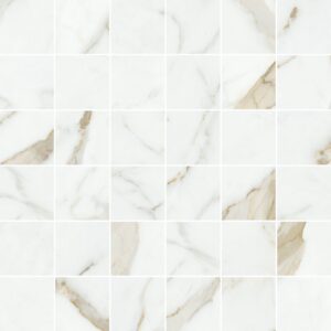 2 x 2 Mosaic Calacatta Gold Matte