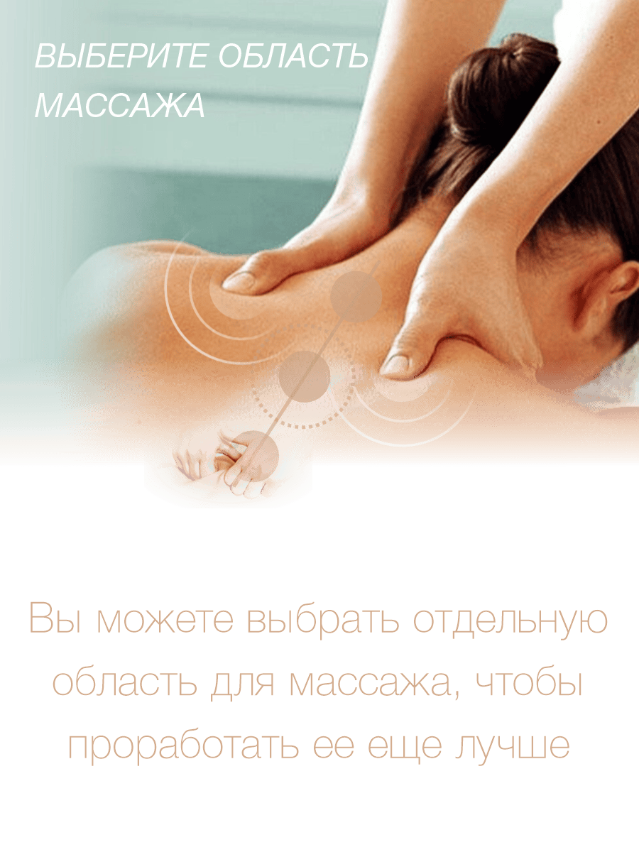 Зоны массажа