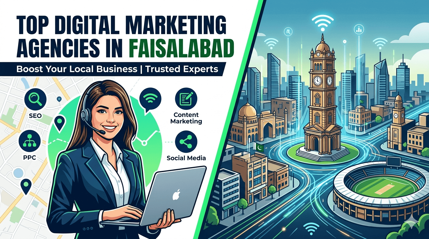 Top Digital Marketing Agencies in Faisalabad