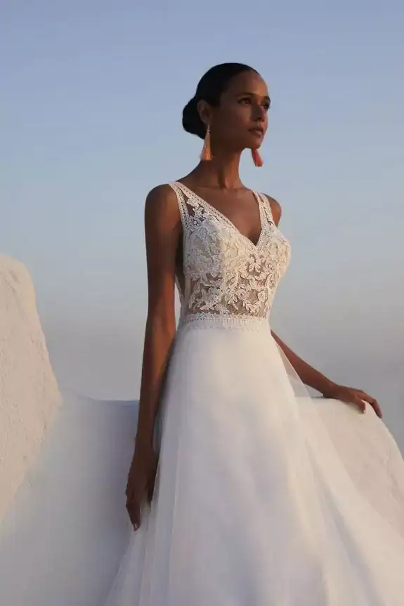 Vestido de novia en Diagonal Núvies - Tienda nupcial Barcelona