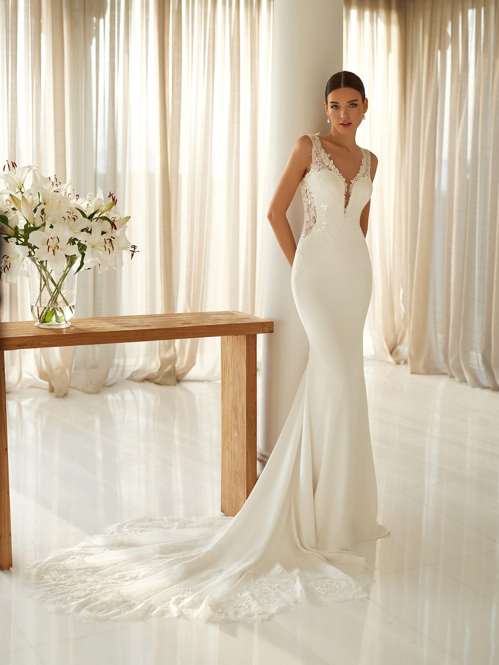 Vestido de novia en Diagonal Núvies - Tienda nupcial Barcelona