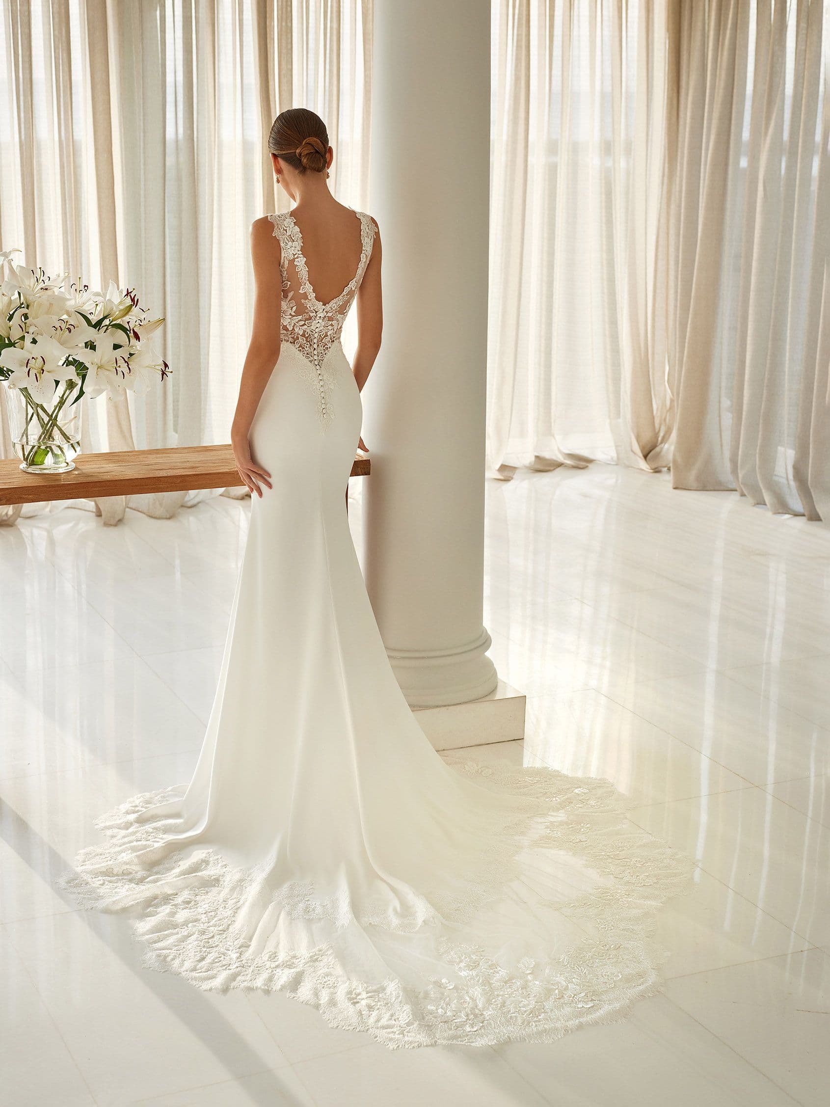 Vestido de novia en Diagonal Núvies - Tienda nupcial Barcelona