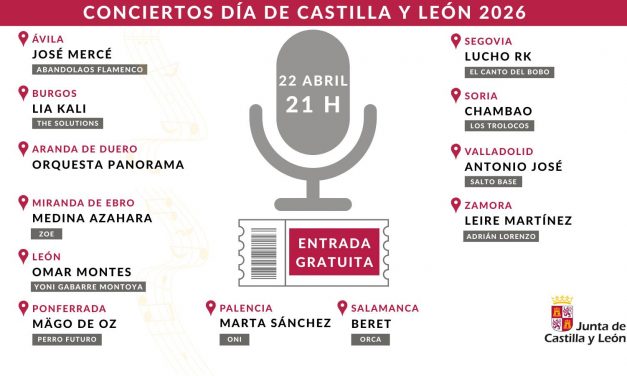 Beret encabezará el gran concierto gratuito del Día de Castilla y León 2026 en Salamanca