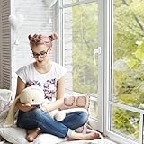 GLOSKIN 4-Teilige Fenstergriffe Abschliessbar, Griffe für Abschließbare Fenstergriffe, Fensterschloss Mit 2 Schlüsseln Pro Schloss, Balkontürschlösser, Kindersicherung - 6